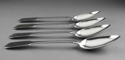 Rare Cape Silver Tablespoons (Set of 4) - Johannes Heegers